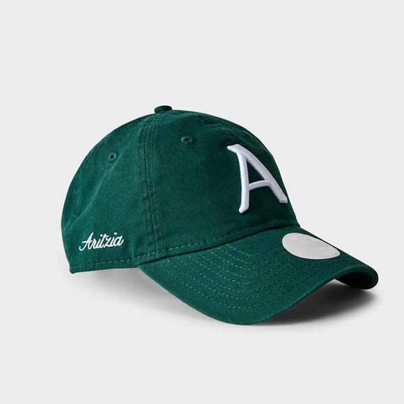 NWOT Aritzia New Era x Aritzia 9TWENTY Hat Washed Scarab Deep Hunter Green - Picture 3 of 9